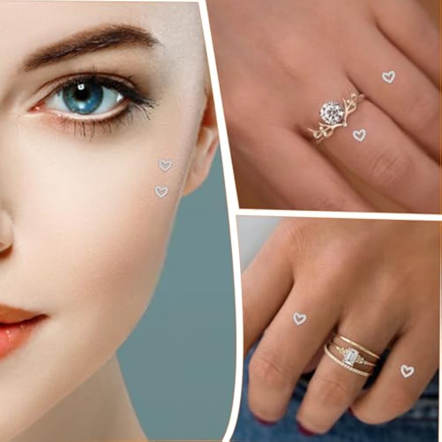 2 PCS 14G Cubic Zirconia Dermal Anchor Tops and Base Surgical Titanium Steel CZ Diamond Microdermals Internally Threaded Studs Body Piercings Jewelry Gift for Women Men
