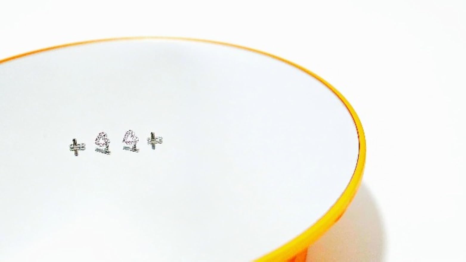 2pcs 14G Cubic Zirconia Dermal Anchor Tops and Base Heart Stainless Steel CZ Microdermals Internally Threaded Studs Body Piercings Jewelry for Women Men