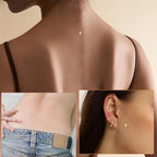 14G Cubic Zirconia Star Dermal Anchor Tops and Base G23 Titanium Crystal Studs Internally Threaded Microdermal Surface Skin Body Piercings Personalized Jewelry for Women