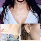2 PCS 14G Cubic Zirconia Dermal Anchor Tops and Base Surgical Steel CZ Diamond Microdermals Studs Body Piercings Jewelry Gift for Women Men