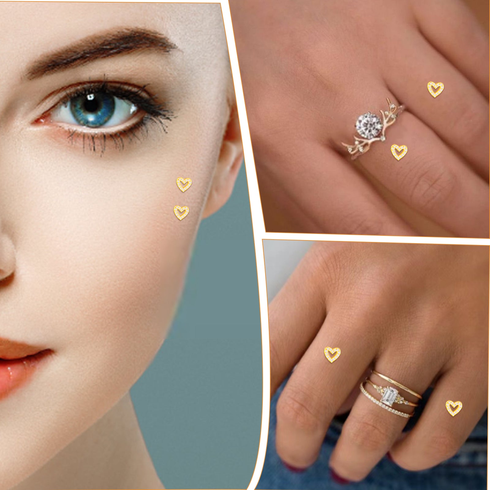 2 PCS 14G Cubic Zirconia Dermal Anchor Tops and Base Surgical Titanium Steel CZ Diamond Microdermals Internally Threaded Studs Body Piercings Jewelry Gift for Women Men
