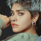 24pcs 14G-4G Acrylic Horseshoe Septum Rings Piercing Jewelry Pincher Tapers Stainless Steel C Shape Buffalo Stretcher Expander with Black O-Rings for Stretching Pierced Nose Ear Cartilage