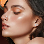 6 Pairs 16G Stainless Steel Labret Internally Threaded Lip Nose Piercing Studs Flat Back Medusa Conch Tragus Cartilage Helix Body Piercing Jewelry Earring Studs for Women Men
